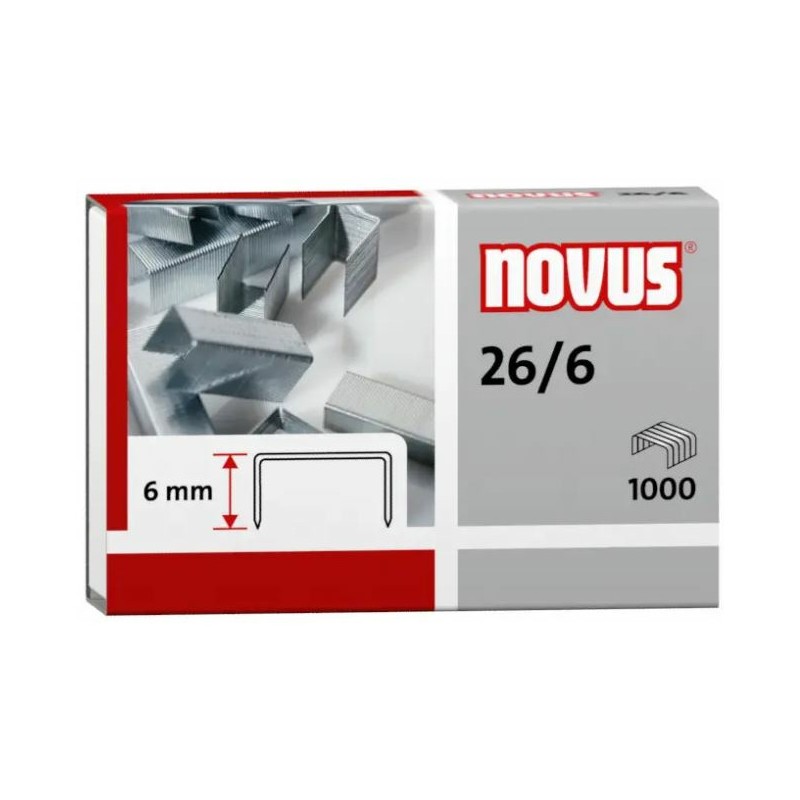 Zszywki Novus 26/6 (1000)