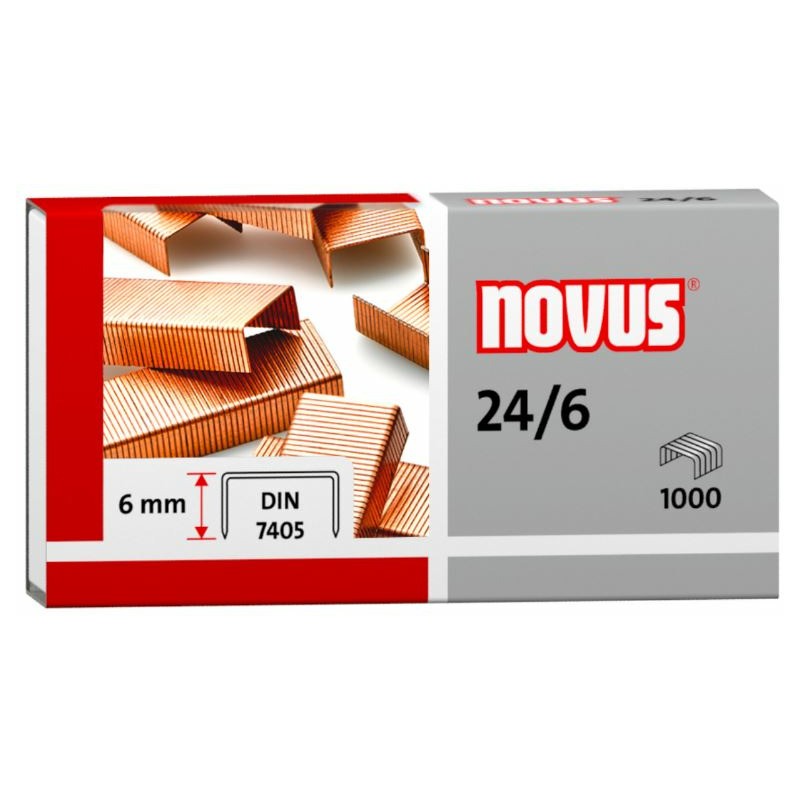Zszywki Novus Miedziowane