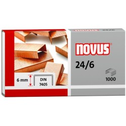 Zszywki Novus Miedziowane