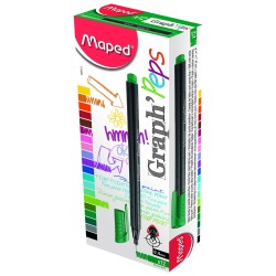 Cienkopis_Graph Peps Zielony 749113 Maped 0.4Mm