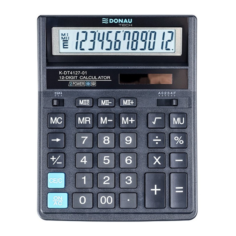 Kalkulator Donau Tech K-Dt4127-01 Czarny