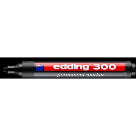 Foliopis 300-1 Czarny Edding Końcówka Okrągła