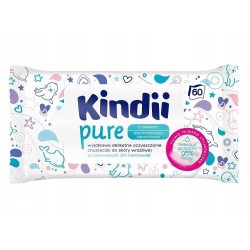 Chusteczki Nawilżane Kindii Pure 60 Szt., 1Op *035107