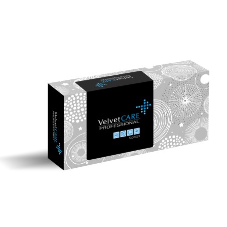 Chusteczki Uniwersalne Celuloza, 2 Warstwy, Białe, Box (100Sztuk) Velvet Professional 3100013