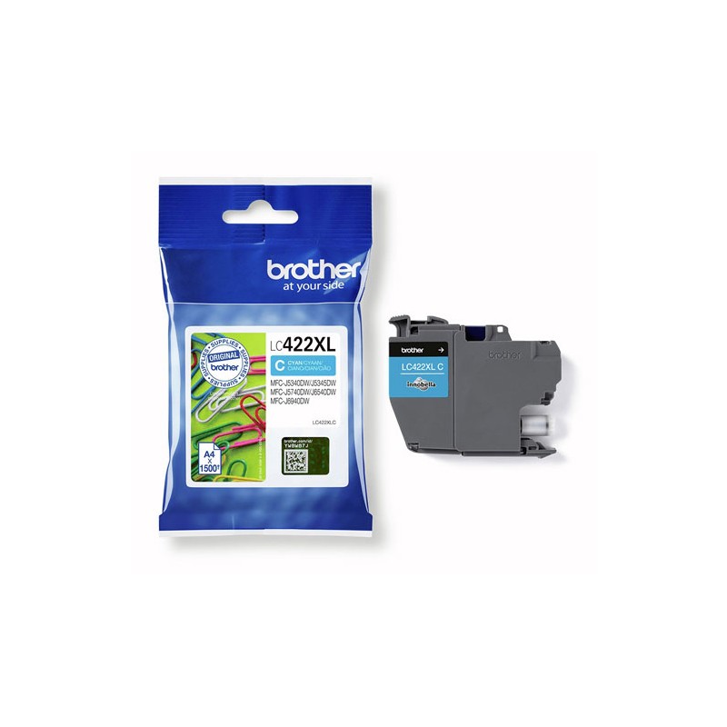 Oryginalny Tusz Cyan Brother Lc-422Xlc (Lc422Xlc)