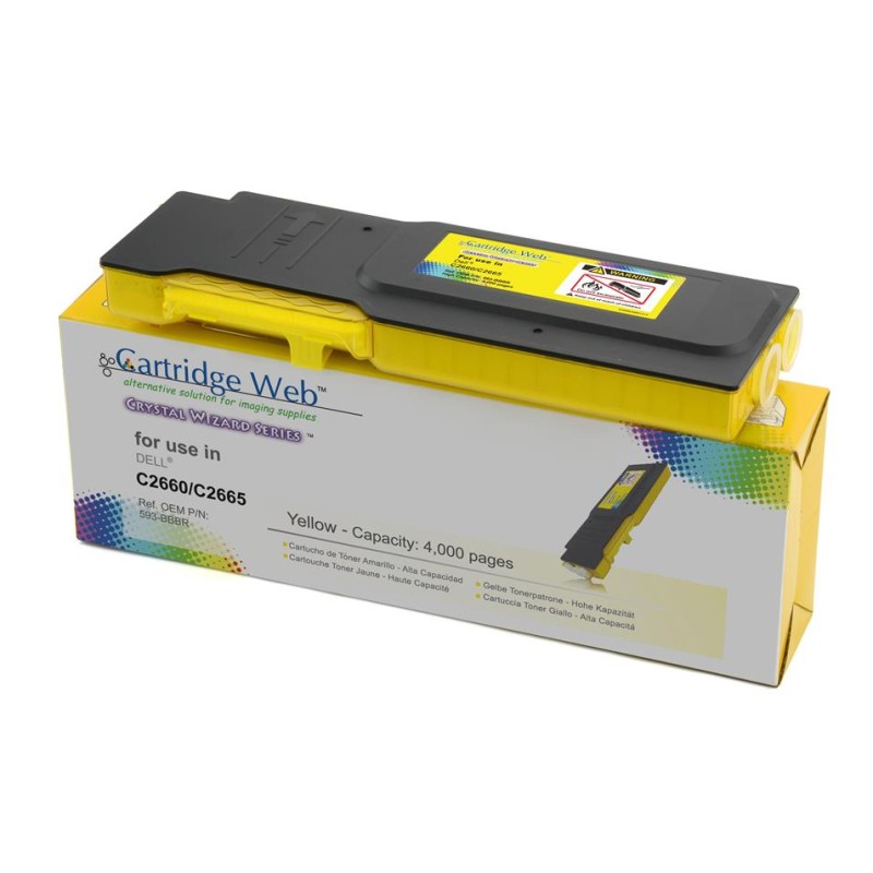 Toner Cartridge Web Yellow Dell 2660 Zamiennik 593-Bbbr