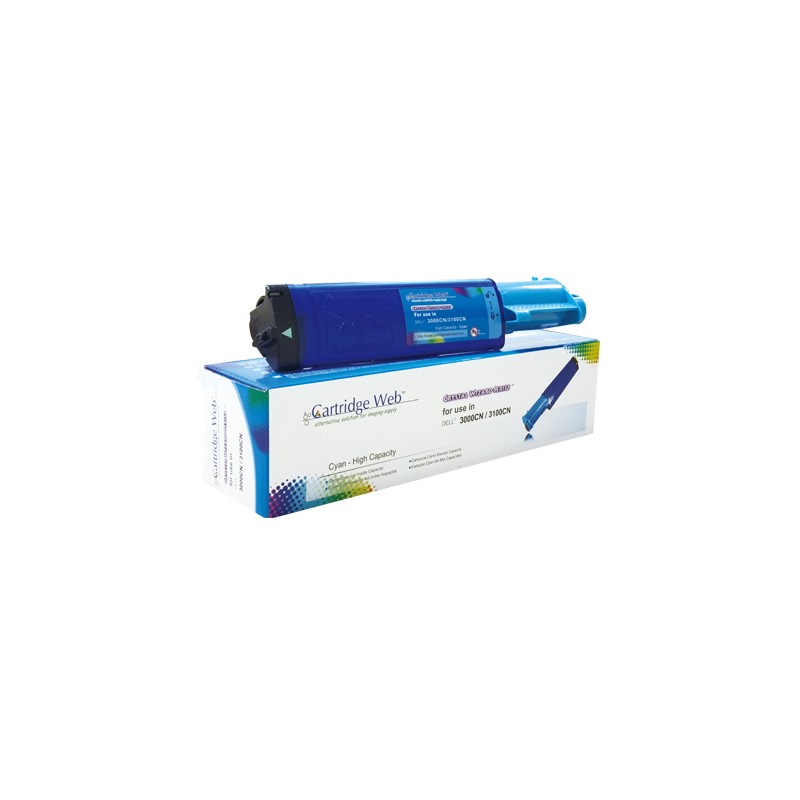 Toner Cartridge Web Cyan Dell 3000 Zamiennik 593-10061