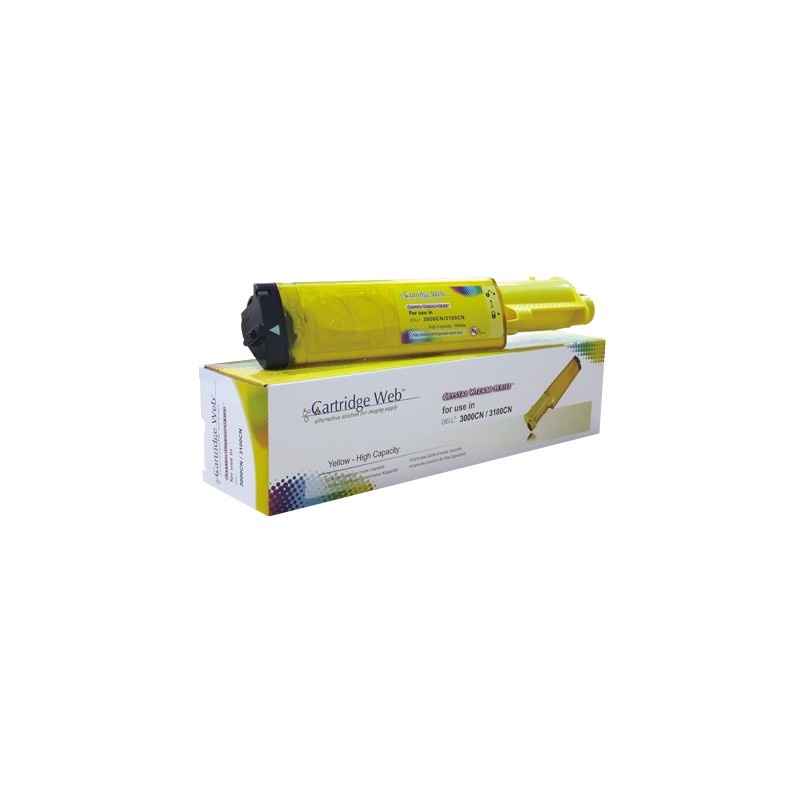 Toner Cartridge Web Yellow Dell 3000 Zamiennik 593-10063
