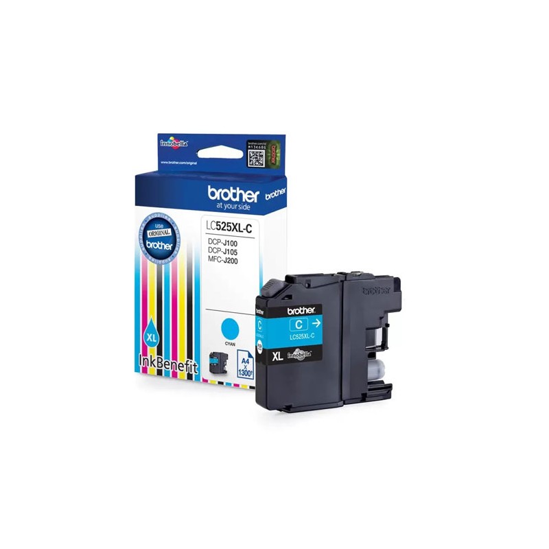 Oryginalny Tusz Cyan Brother Lc-525Xlc, Lc525Xlc
