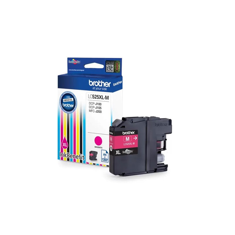 Oryginalny Tusz Magenta Brother Lc-525Xlm, Lc525Xlm