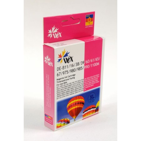 Tusz Wox Magenta Brother Lc980M/Lc985M/Lc1100M Zamiennik Lc-980M / Lc-985M / Lc-1100M
