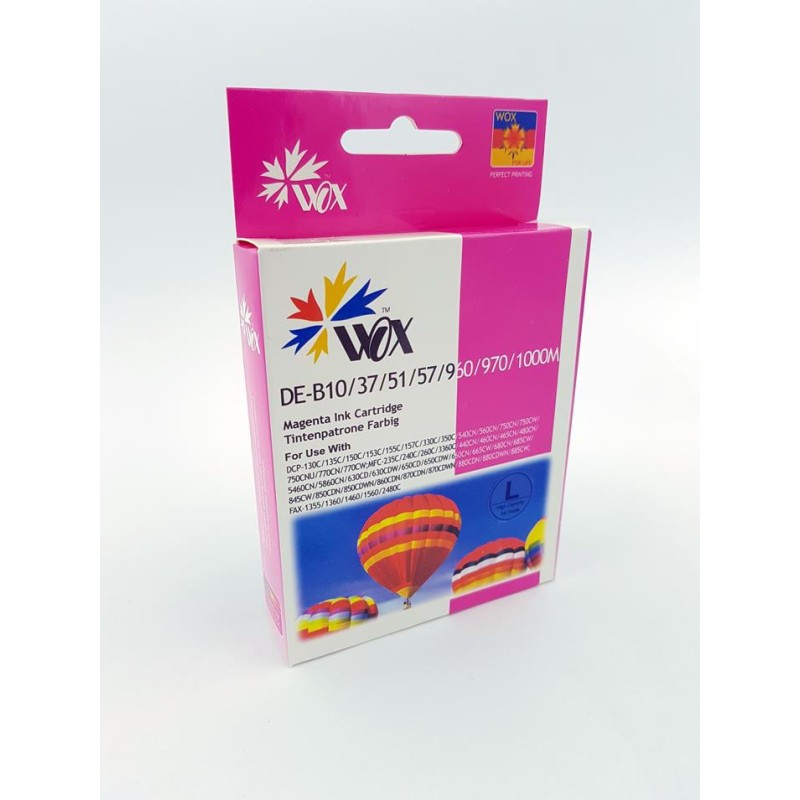 Tusz Wox Magenta Brother Lc970M / Lc1000M Zamiennik Lc970M / Lc1000M