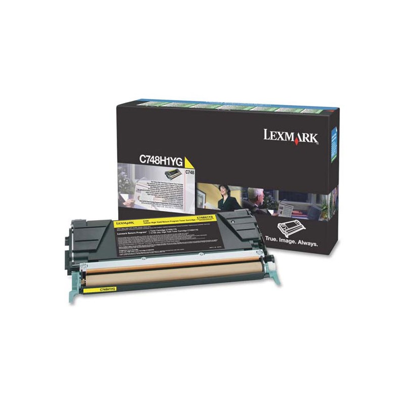 Oryginalny Toner Yellow Lexmark C748 (C748H1Yg)
