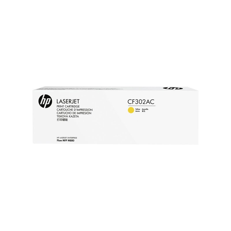 Oryginalny Toner Yellow Hp Color Laserjet Enterprise M880 (827Ac Cf302Ac)
