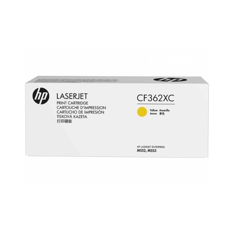Oryginalny Toner Yellow Hp Color Laserjet Enterprise M552 (508Xc Cf362Xc), Kompatybilne Z Cf362X