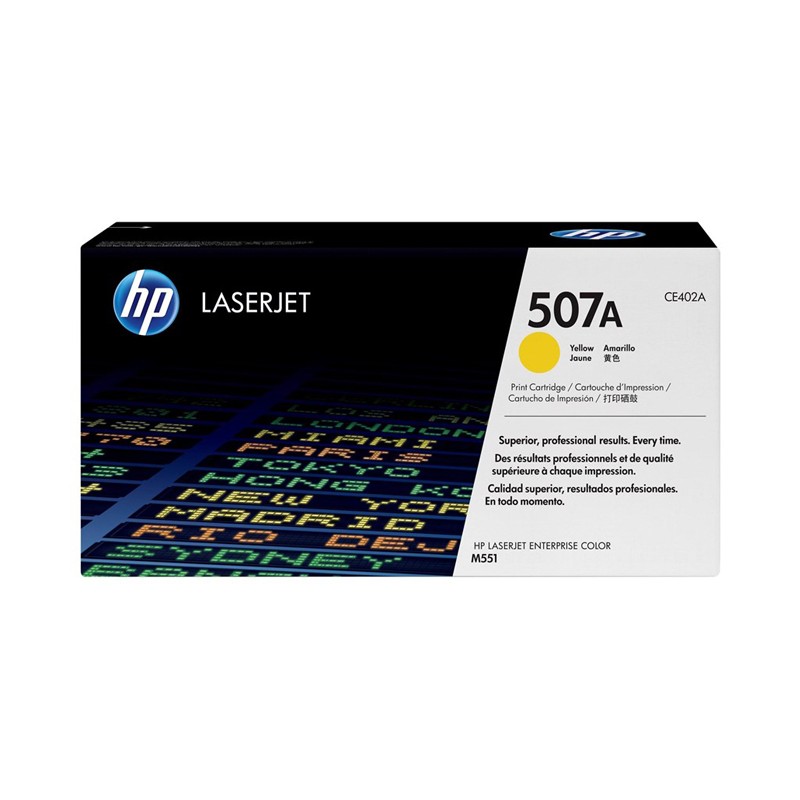 Oryginalny Toner Yellow Hp Laserjet Enterprise 500 Color M551, M575, Pro 500 M570 (507A Ce402A)