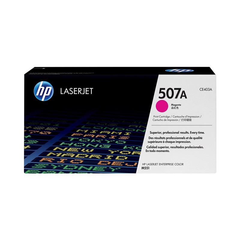 Oryginalny Toner Magenta Hp Laserjet Enterprise 500 Color M551, M575, Pro 500 M570 (507A Ce403A)