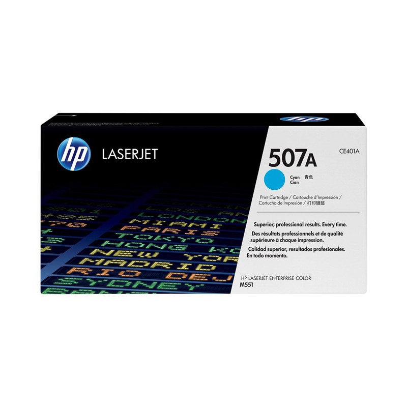 Oryginalny Toner Cyan Hp Laserjet Enterprise 500 Color M551, M575, Pro 500 M570 (507A Ce401A)