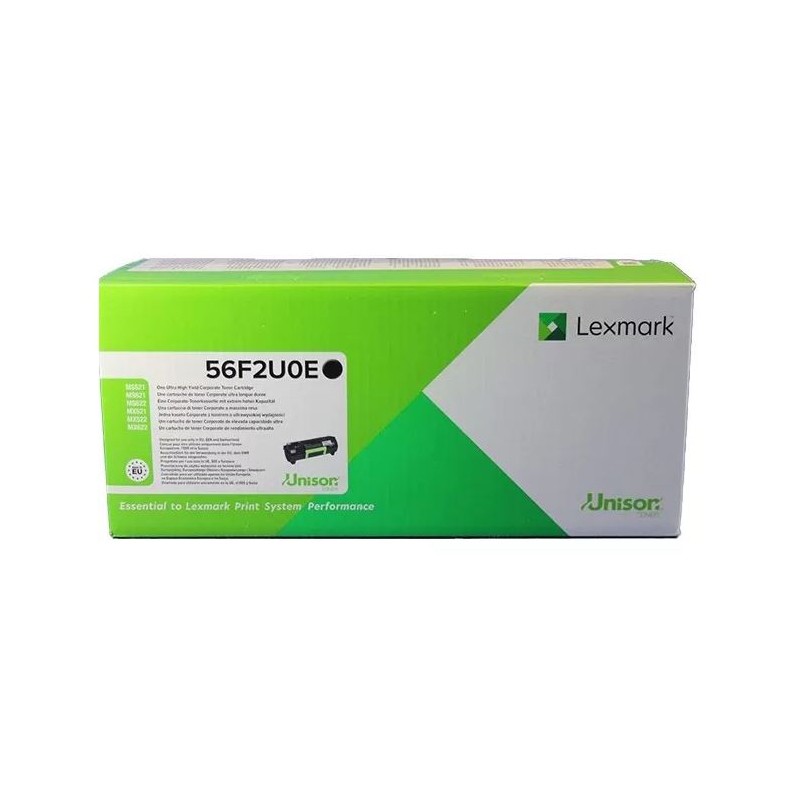 Oryginalny Toner Czarny Lexmark Ms521, Ms621, Ms622, Mx521, Mx522, Mx622 (56F2U0E)