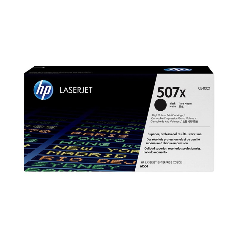 Oryginalny Toner Black Hp Laserjet Enterprise 500 Color M551, M575, Pro 500 M570 (507X Ce400X)