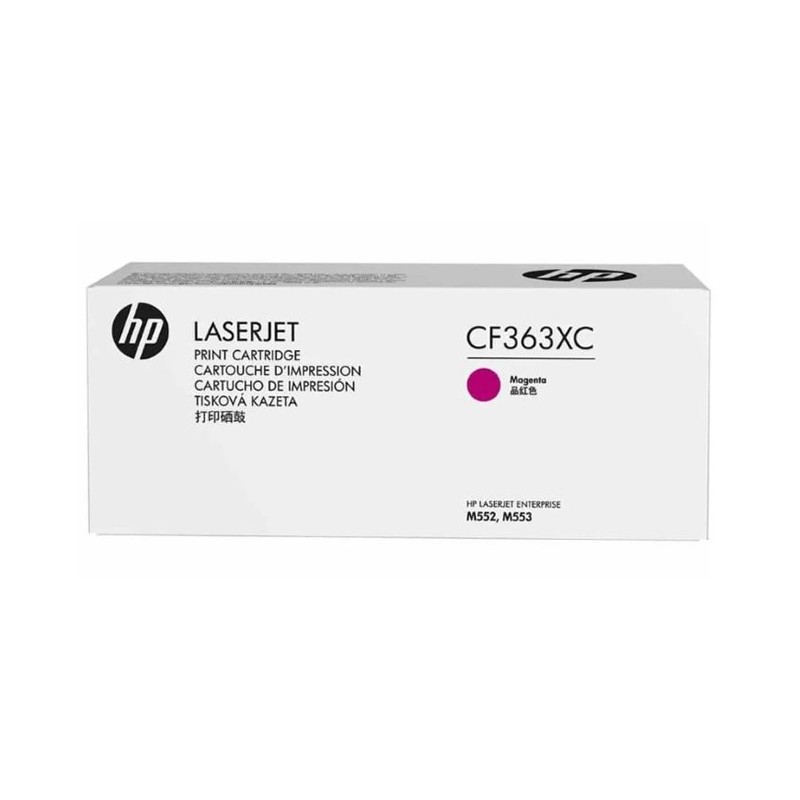 Oryginalny Toner Magenta Hp Color Laserjet Enterprise M552 (508Xc Cf363Xc), Kompatybilne Z Cf363X