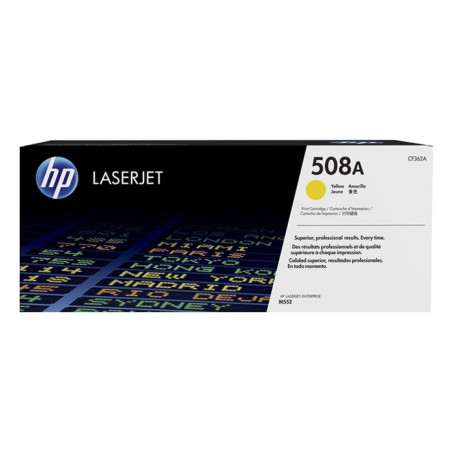 Oryginalny Toner Yellow Hp Color Laserjet Enterprise M552 (508A Cf362A)