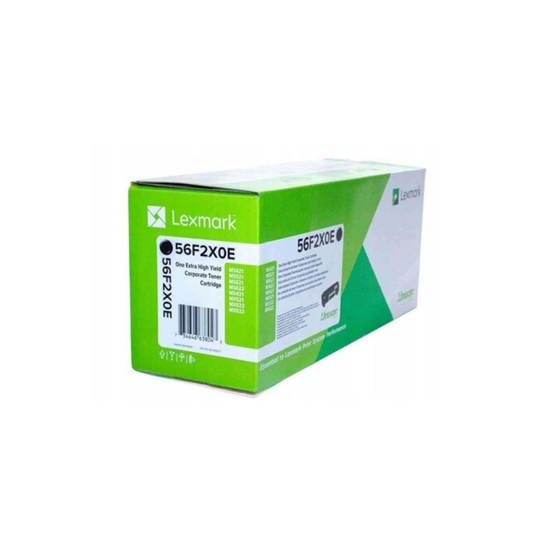 Oryginalny Toner Czarny Lexmark Ms421, Ms521, Ms621, Ms622, Mx421, Mx521, Mx522, Mx622 (56F2X0E)