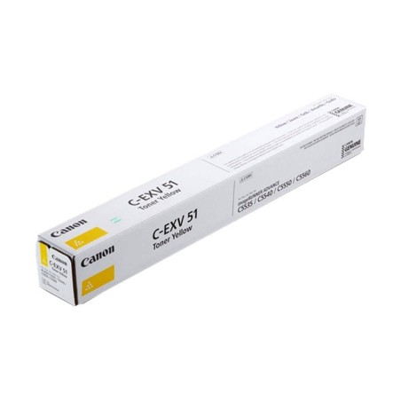 Oryginalny Toner Yellow Canon Adv Ir-C5535, Ir-C5540, Ir-C5550, Ir-C5560 (C-Exv51Y, Cexv51Y, 0484C002)