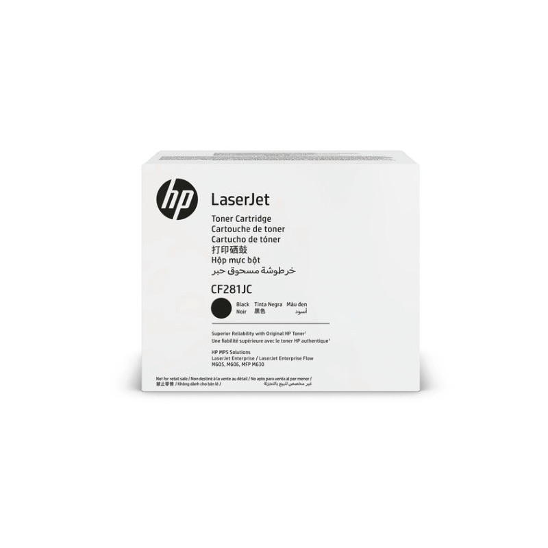 Oryginalny Toner Czarny Hp Laserjet Enterprise M605, M606, M630 (81Jc Cf281Jc), Kompatybilne Z Cf281X