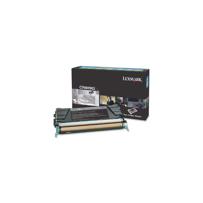 Oryginalny Toner Black Lexmark C746, C748 (C746H1Kg)