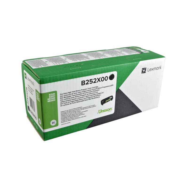 Oryginalny Toner Czarny Lexmark B2546, B2650, Mb2546, Mb2650 (B252X00)