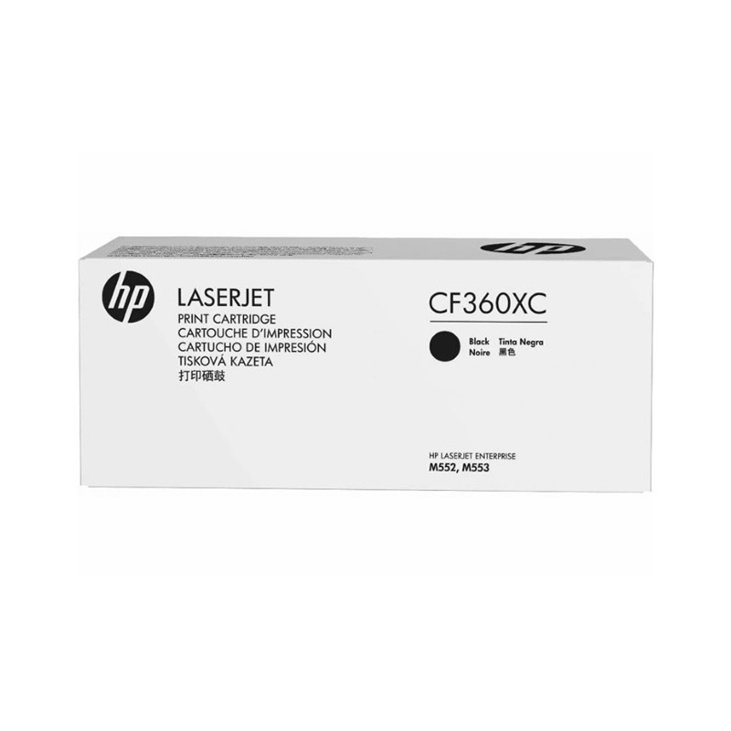 Oryginalny Toner Black Hp Color Laserjet Enterprise M552 (508Xc Cf360Xc), Kompatybilne Z Cf360X