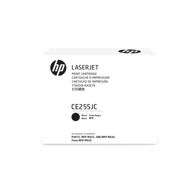 Oryginalny Toner Czarny Hp Laserjet  P3015 (55Jc Ce255Jc), Kompatybilne Z Ce255X