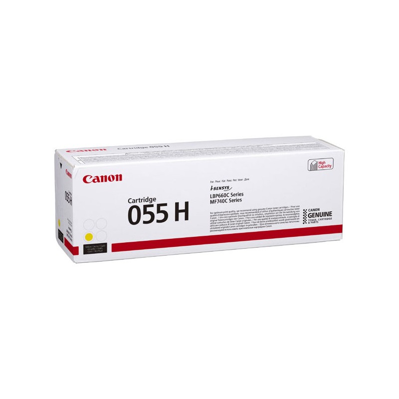 Oryginalny Toner Yellow Canon I-Sensys Lbp660C, Mf740C Series (Crg055H, Crg-055H, 3017C002)