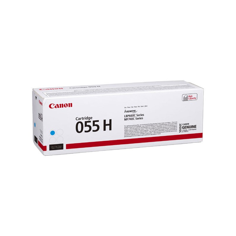 Oryginalny Toner Cyan Canon I-Sensys Lbp660C, Mf740C Series (Crg055H, Crg-055H, 3019C002)