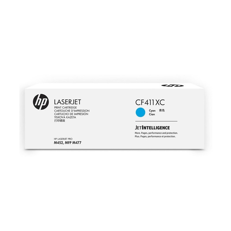 Oryginalny Toner Cyan Hp Color Laserjet Pro M377, M452, M477 (410Xc Cf411Xc), Kompatybilne Z Cf411X
