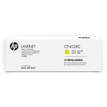 Oryginalny Toner Yellow Hp Color Laserjet Pro M377, M452, M477 (410Xc Cf412Xc), Kompatybilne Z Cf412X