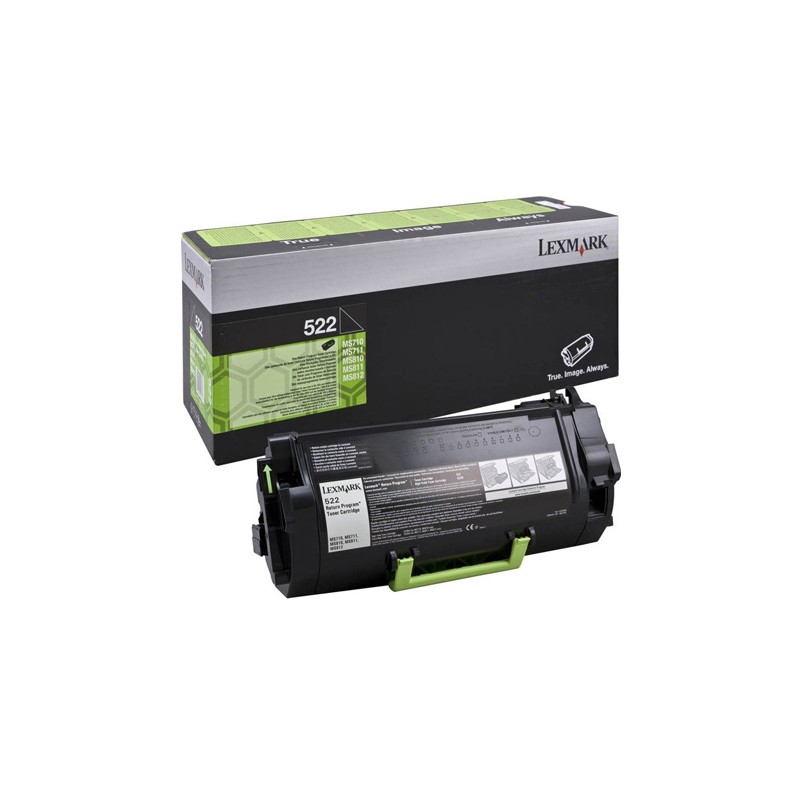 Oryginalny Toner Czarny Lexmark Ms810, Ms811, Ms812 (52D2000)