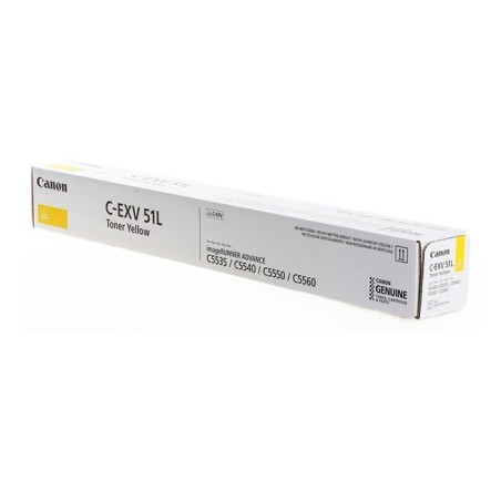 Oryginalny Toner Yellow Canon Adv Ir-C5535, Ir-C5540, Ir-C5550, Ir-C5560 (C-Exv51Ly, Cexv51Ly, 0487C002)