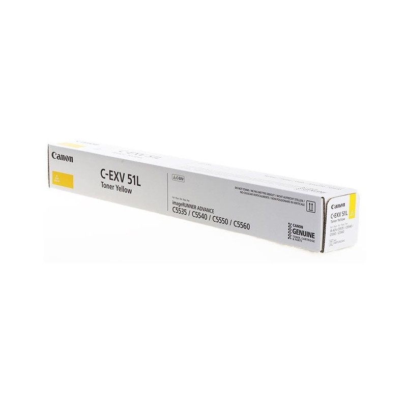 Oryginalny Toner Yellow Canon Adv Ir-C5535, Ir-C5540, Ir-C5550, Ir-C5560 (C-Exv51Ly, Cexv51Ly, 0487C002)