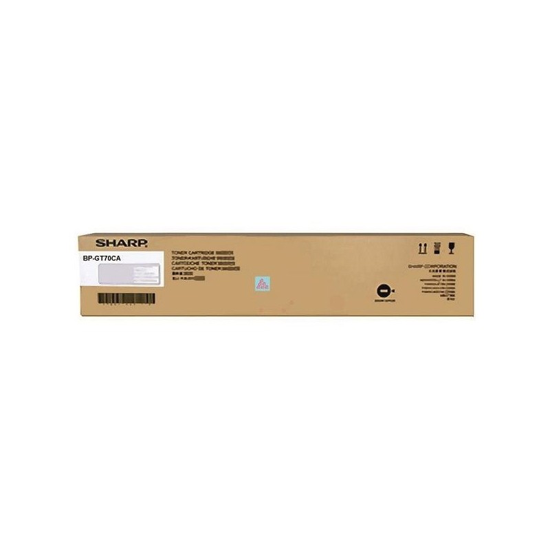 Oryginalny Toner Cyan Sharp Bp-50C26 (Bp-Gt70Ca, Bpgt70Ca)