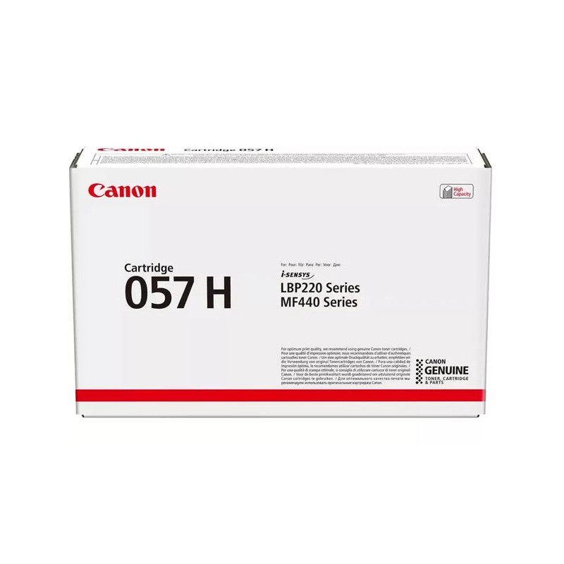 Oryginalny Toner Czarny Canon I-Sensys Lbp220, Mf440 Series (Crg057H, Crg-057H, 3010C002)