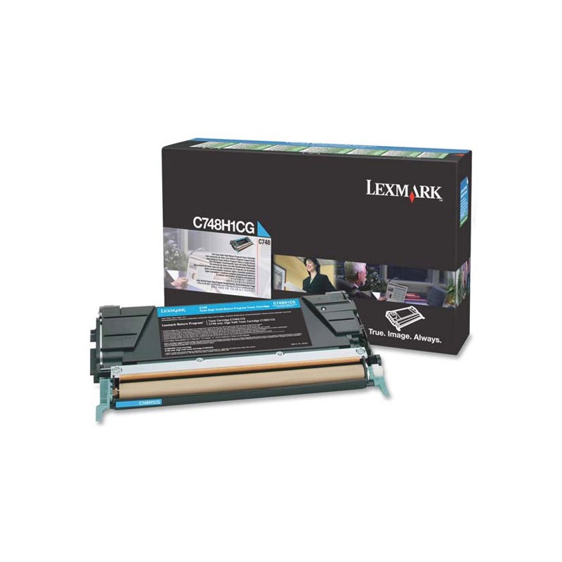 Oryginalny Toner Cyan Lexmark C748 (C748H1Cg)