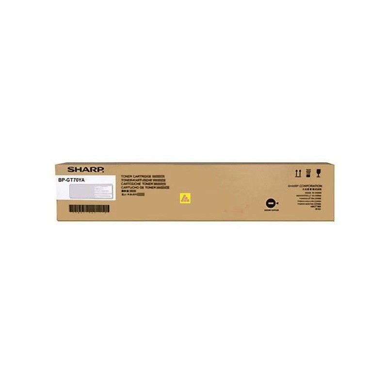 Oryginalny Toner Yellow Sharp Bp-50C26 (Bp-Gt70Ya, Bpgt70Ya)