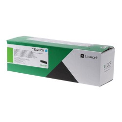 Oryginalny Toner Cyan Lexmark C3326 (C332Hc0)