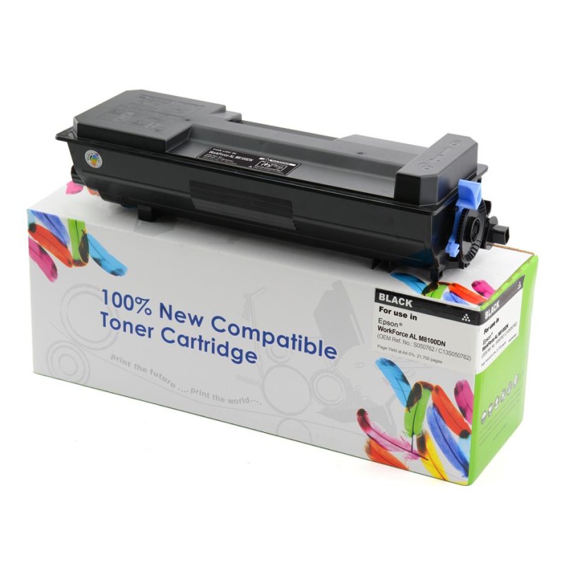 Toner Cartridge Web Czarny Epson M8100 (0762) Zamiennik C13S050762