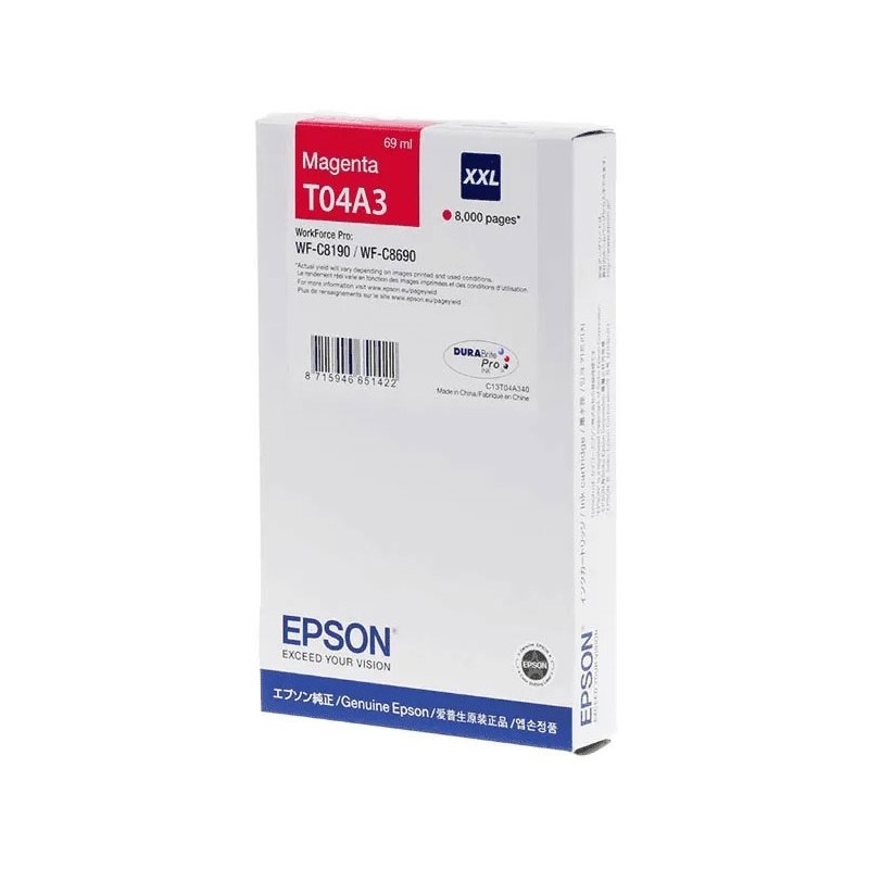 Oryginalny Tusz Magenta Epson T04A3 (C13T04A34N)