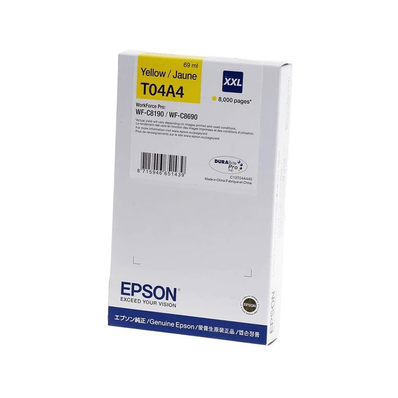 Oryginalny Tusz Yellow Epson T04A4 (C13T04A44N)