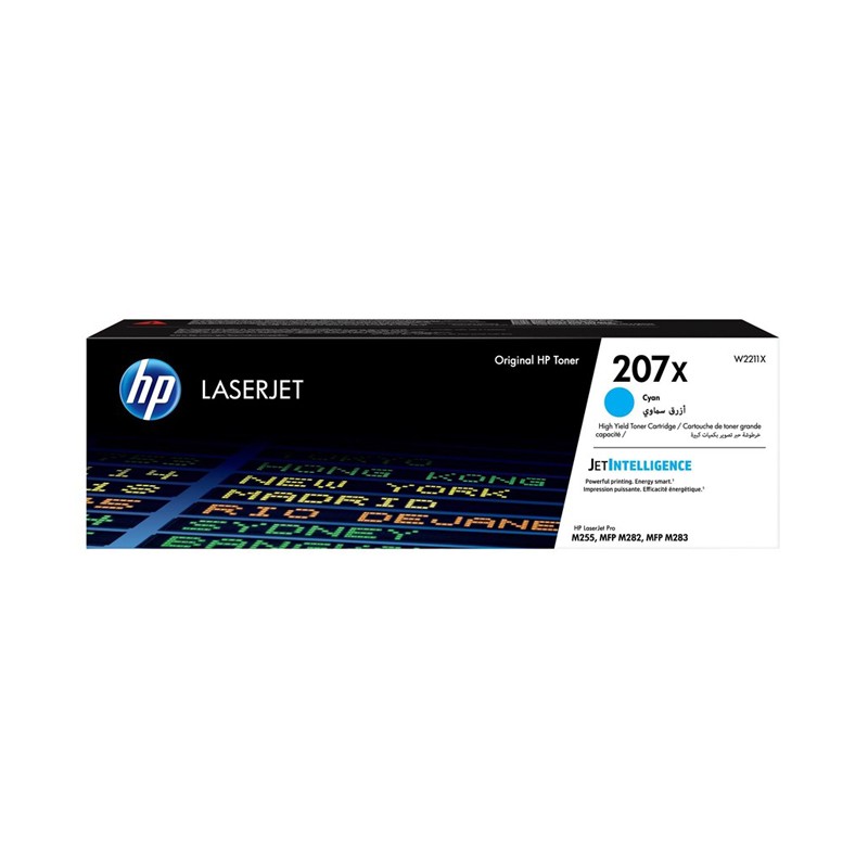 Oryginalny Toner Cyan Hp Color Laserjet Pro M255, Mfp M282, Mfp M283, M283 (207X W2211X)