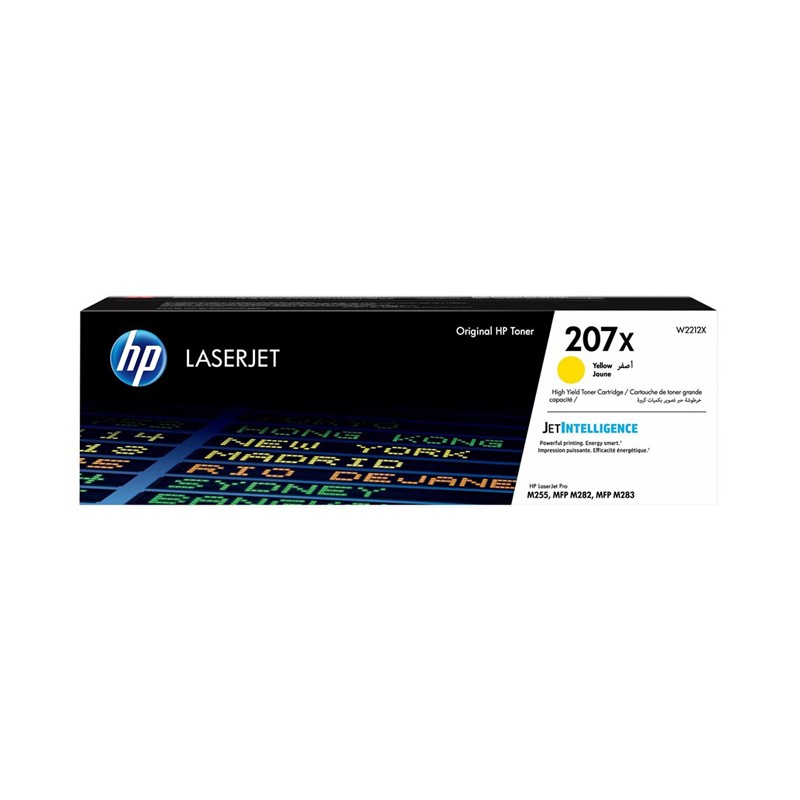 Oryginalny Toner Yellow Hp Color Laserjet Pro M255, Mfp M282, Mfp M283, M283 (207X W2212X)
